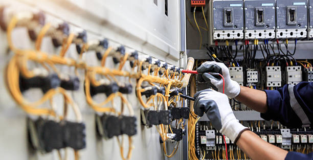 Professional Electrician technician working in Brightwaters, NY